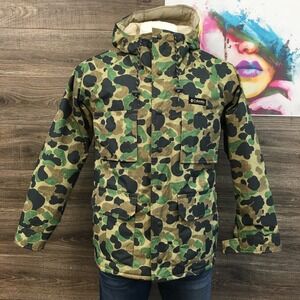 Columbia Delta Marsh 1983 Parka Mens Medium Duck Camo Insulated Jacket 1737371